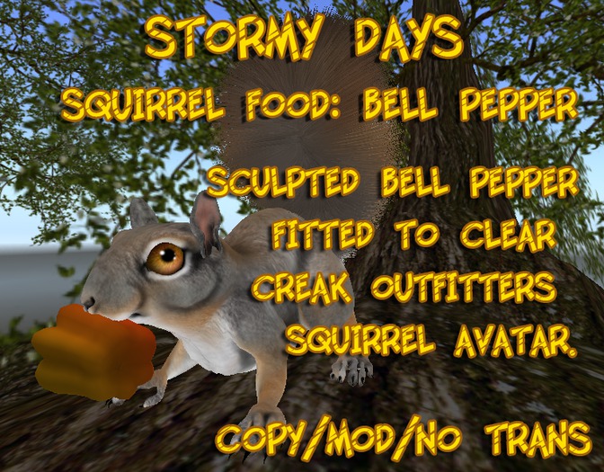 SD's Squirrel Food - Bell Pepper