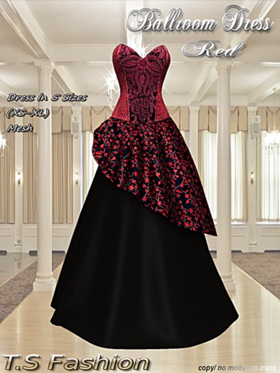 Ballroom Dress Red