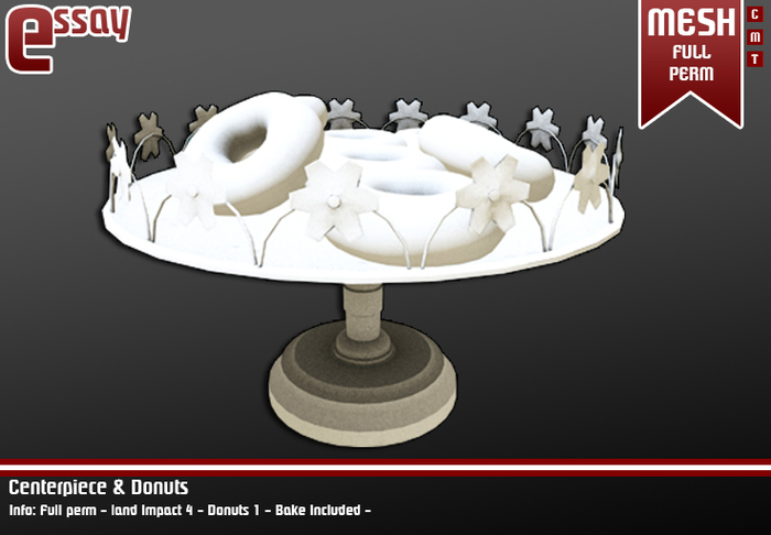 [E] Centerpiece,donuts