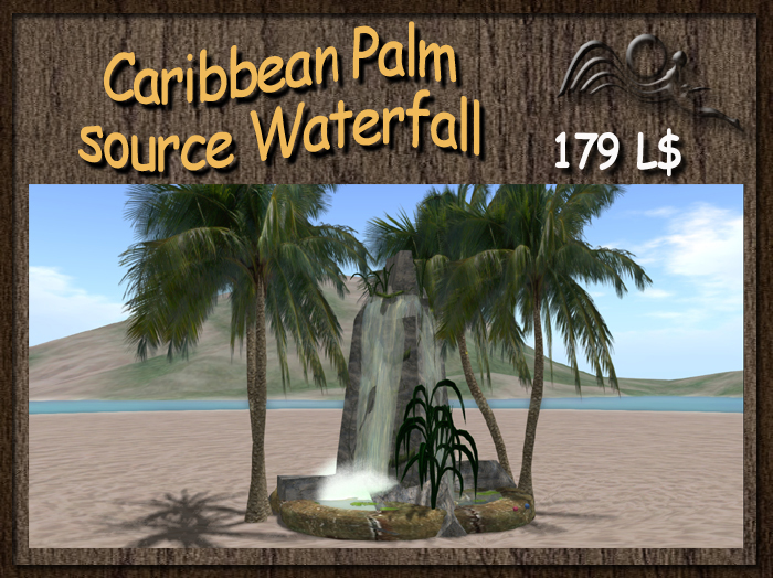 [Summer Feeling] - Caribbean Palm source Waterfall with Couple Menu "perfekt NO Phantom Palm" - Caves, Grotto's & Waterf