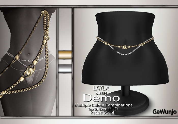 GeWunjo : LAYLA belly chain  DEMO