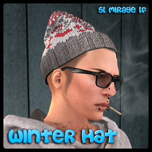 Winter Mesh Hat red