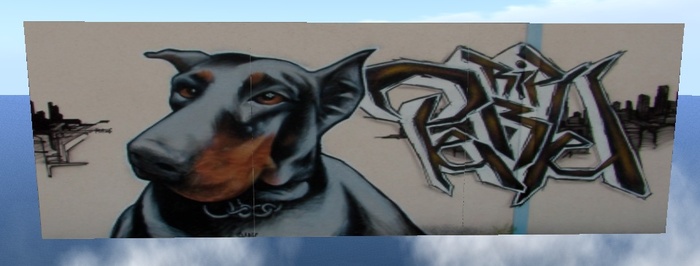 Fence Grafitti Perle