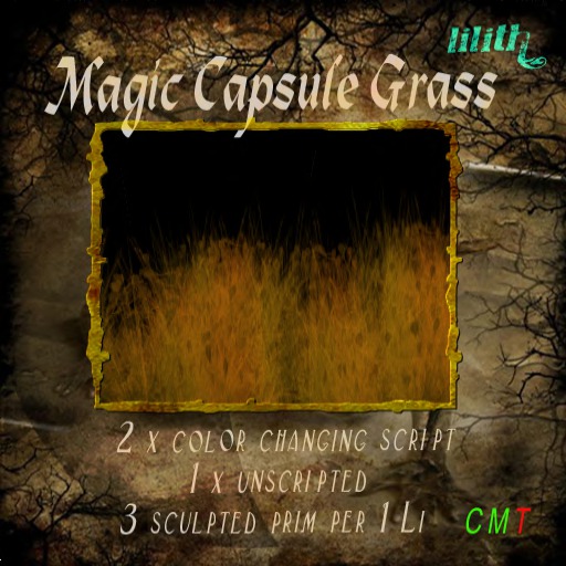 *LD*  Magic Capsule Grass - Set of 3 - Copy / Mod !  