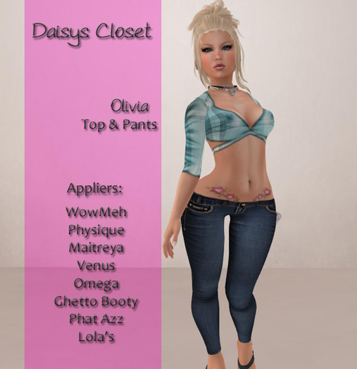 *DC - Olivia Outfit Blue Boxed*