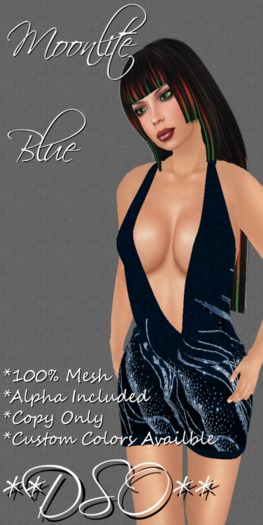**DSO** Moonlite Dress - Blue