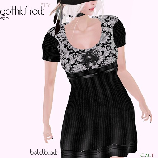 ::TY:: Gothik.Frock.bold.black