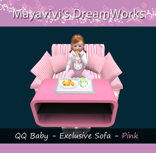 QQ Baby - Exclusive sofa - Pink