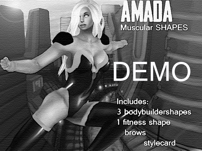 Lovely me: Amada muscular shape DEMO
