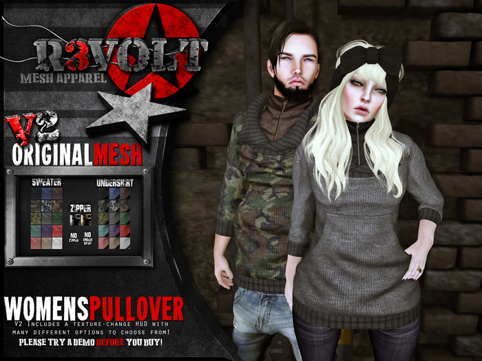 [R3] - Womens Pullover [V2]