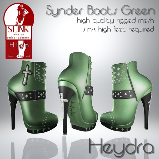 HEYDRA Synder Boots Green