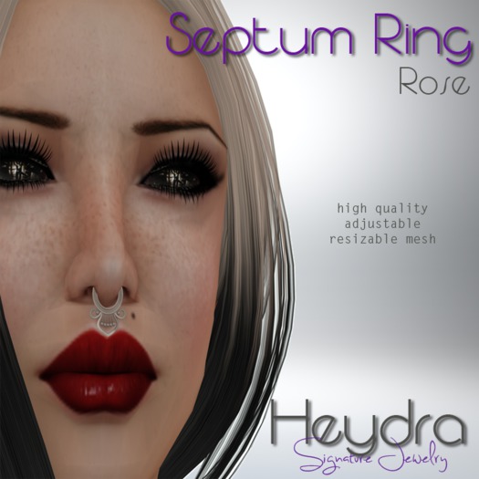 HEYDRA Signature Septum Ring Rose