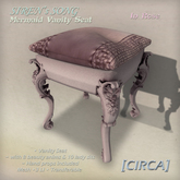 [CIRCA] Pkg - SIREN's SONG - Vanity Seat - In Antique