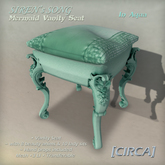 [CIRCA] Pkg - SIREN's SONG - Vanity Seat - In Antique