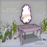 [CIRCA] - SIREN's SONG - Vanity Table Set - In Mauve 