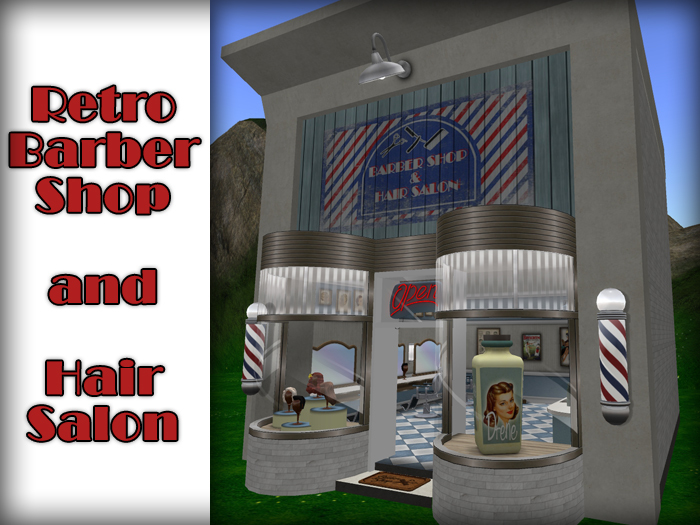 << FIN >> Retro Barber Shop and Hair Salon