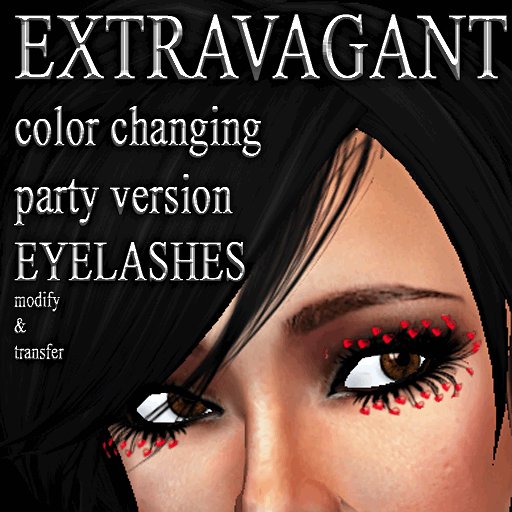 * GuTi EXTRAVAGANT eyelashes beating heart party version