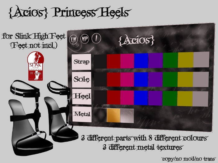 DISCOUNT {Acios} Princess Heels