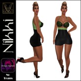 JCD Nikki Green Outfit w/Omega Appliers
