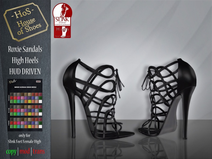 Demo [HoS] Roxie Sandals High Heels [SLINK High]