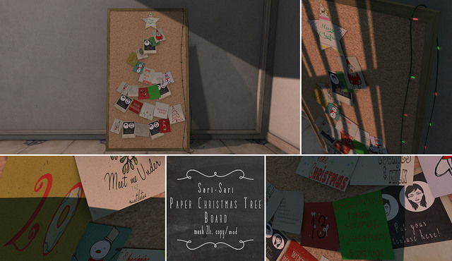 Sari-Sari - Paper Christmas Tree Board