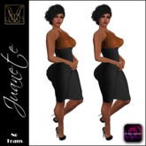 JCD Juanete Orange Dress w/Omega appliers