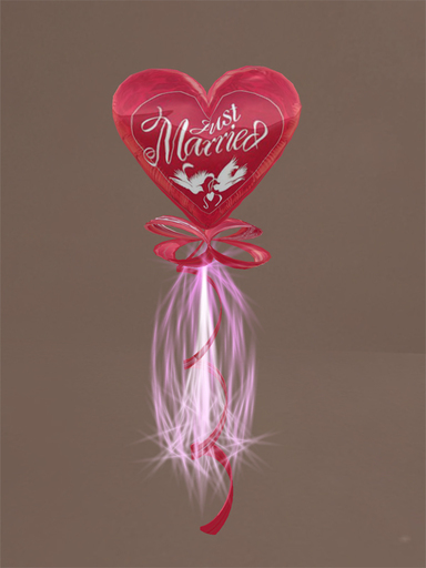 herzballon just married