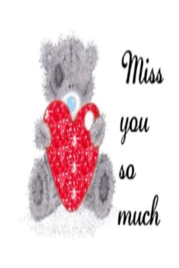 Miss You Card