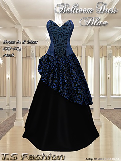 Ballroom Dress Blue