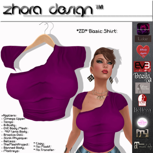 *ZD* Basic Shirt Purple