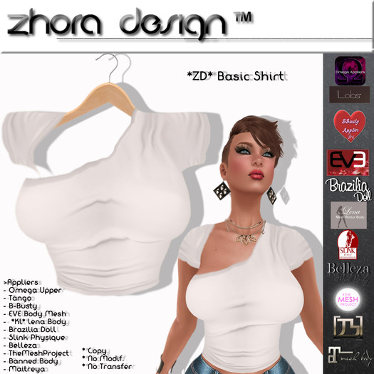 *ZD* Basic Shirt White