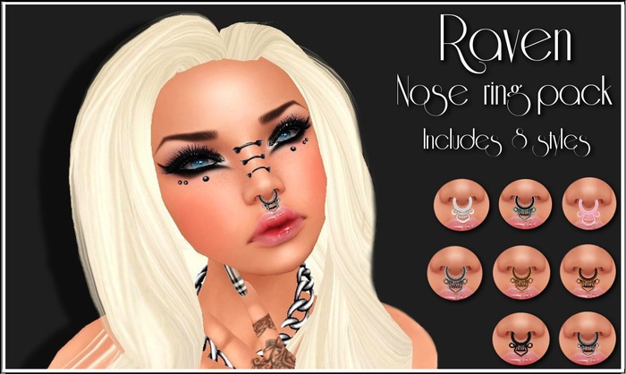 RAVEN NOSE RING PACK