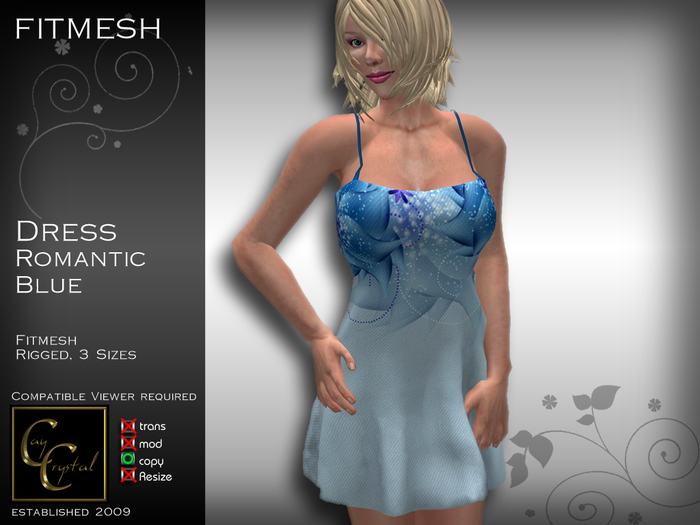 CCD FITMESH Dress Romantic Blue