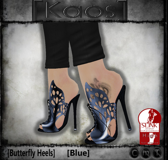 [Kaos] Butterfly Heels - Black