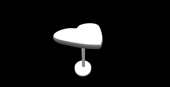 Mesh Heart Table 2LI Full Perms!