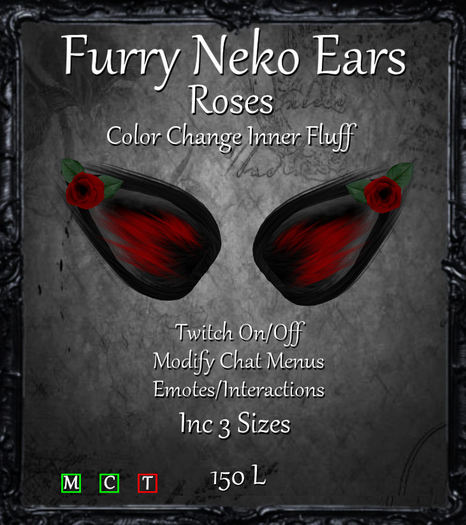 Psychotic Neko Ears Sky Blue Unisex PN