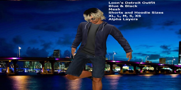 Loon's Detroit Outfit(Blue/Black) 