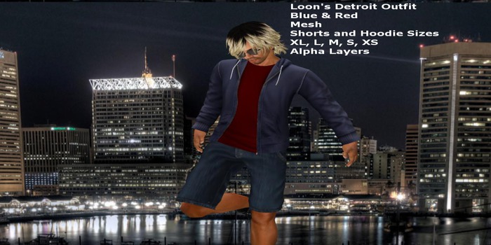 Loon's Detroit Outfit(Blue/Red) 
