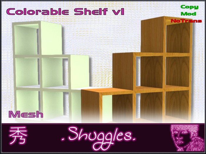 [.Shuggles.] Colorable Shelf v1