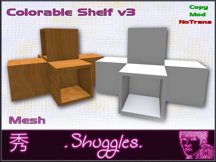 [.Shuggles.] Colorable Shelf v3