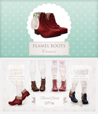 The Secret Store - Flamel Boots - Crimson 