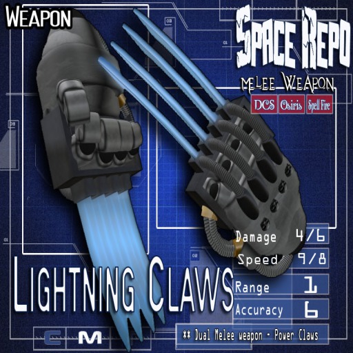 Space Repo - Lightning Claws
