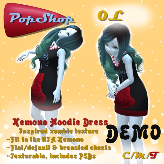 ~PS~ Kemono Hoodie Dress DEMO(ADD TO UNPACK)