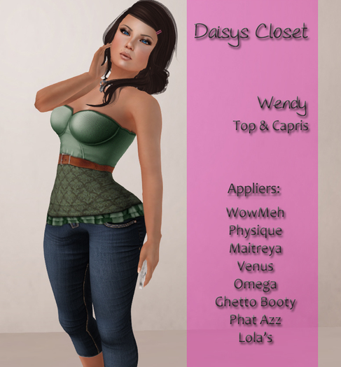 *DC - Wendy Outfit Green Design Boxed*