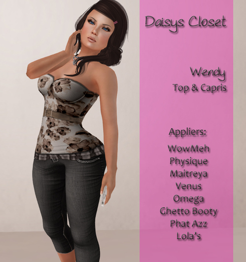 *DC - Wendy Outfit Green Flowers Boxed*