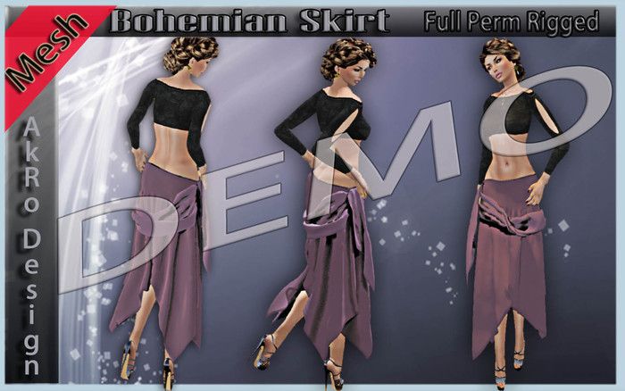 DEMO_Bohemian Skirt-AMD