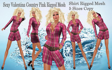 LSR - Sexy Valentina Country Pink Rigged Mesh
