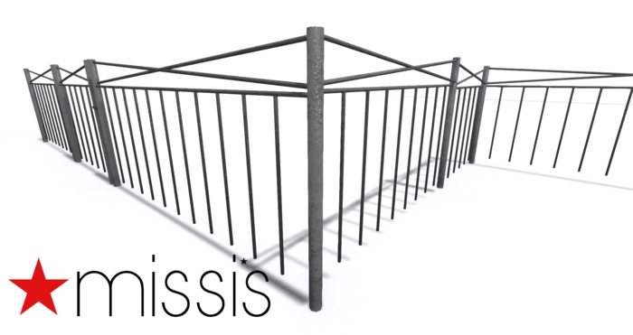 Missi*s Fence Green iron