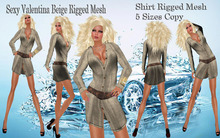 LSR - Sexy Valentina Beige Rigged Mesh