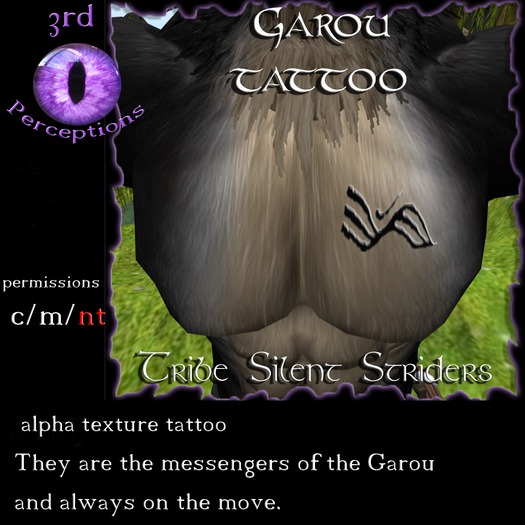 Garou Tat Tribe Silent Striders 